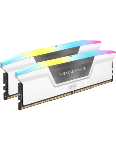 Corsair Vengeance DDR5 RGB White 32GB 2-Kit módulo de memoria
