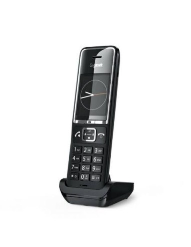 Gigaset COMFORT 550 Teléfono DECT Identificador de llamadas Negro, Cromo