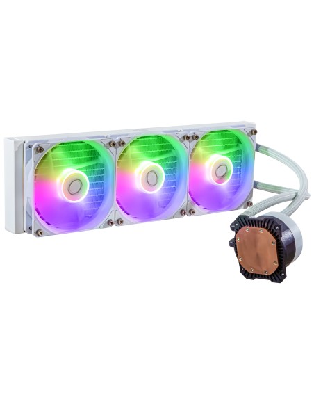 Cooler Master MasterLiquid 360L Core ARGB White Carcasa del ordenador, Procesador Kit de refrigeración líquida 12 cm Blanco