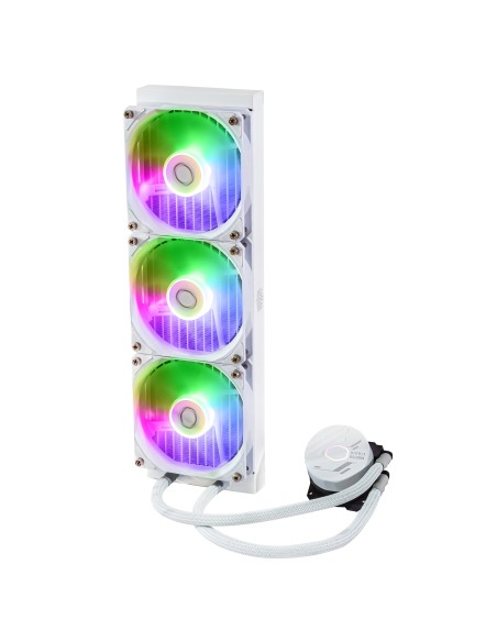 Cooler Master MasterLiquid 360L Core ARGB White Carcasa del ordenador, Procesador Kit de refrigeración líquida 12 cm Blanco