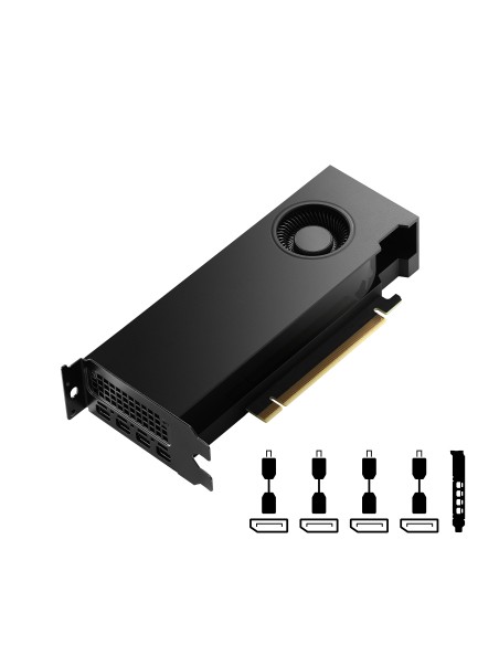 PNY VCNRTX4000ADALP-PB tarjeta gráfica NVIDIA Quadro RTX 4000 20 GB GDDR6