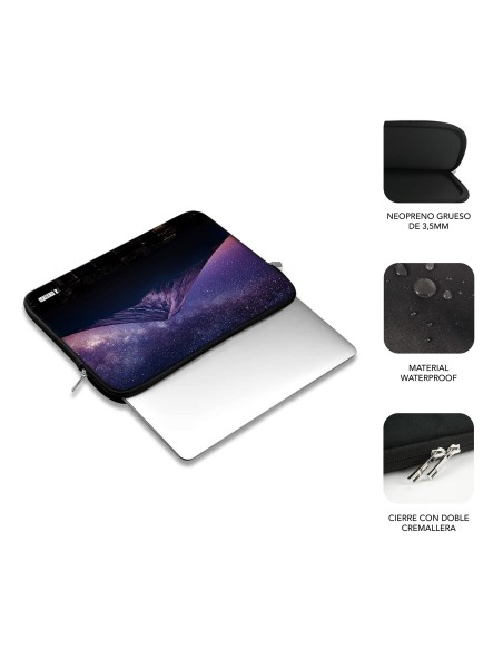 SUBBLIM Funda Ordenador Neopreno Trendy Sleeve Neo Mountain 13,3-14"