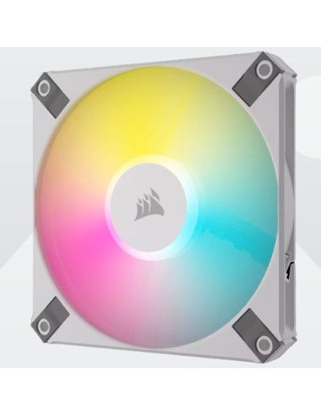 Corsair AF120 RGB Slim Carcasa del ordenador Ventilador 12 cm Blanco 2 pieza(s)