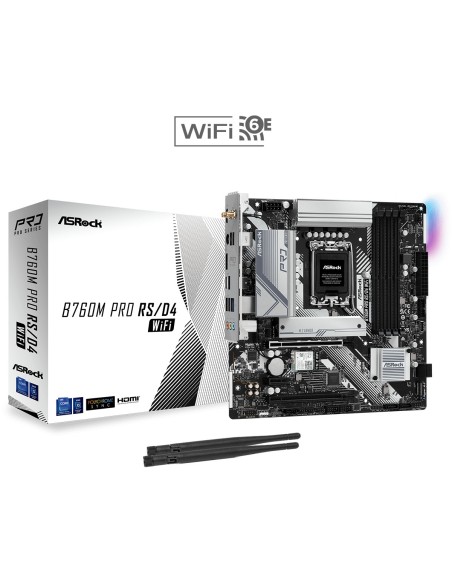 Asrock B760M Pro RS D4 WiFi Intel B760 LGA 1700 micro ATX