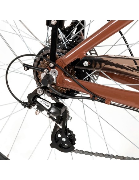 YOUIN YOURIDE VIENA - PASEO - RUEDA 28” - BATERIA INTEGRADA Y EXTRAIBLE - OCRE