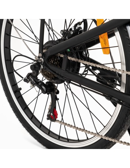 YOUIN YOURIDE Paris - PASEO - RUEDA 26” - BAT. INTEGRADA Y EXTRAIBLE - NEGRA