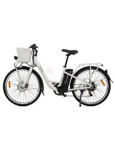 YOUIN YOURIDE Paris - PASEO - RUEDA 26” - BAT. INTEGRADA Y EXTRAIBLE - BLANCA