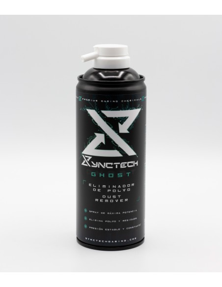 SYNCTECH GHOST SPRAY DE GAS LICUADO ELIMINADOR DE  POLVO Y RESIDUOS SOLIDOS