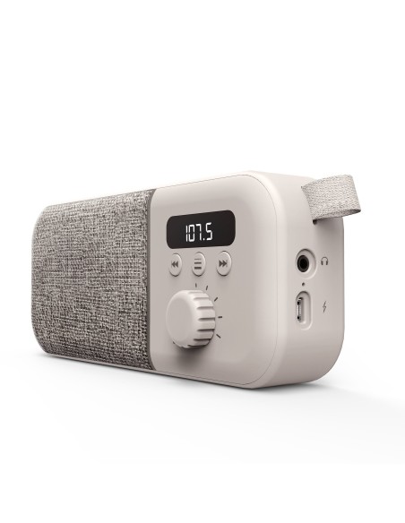 ALTAVOCES ENERGY PORTATIL FABRIC BOX RADIO CREAN 3W 449828