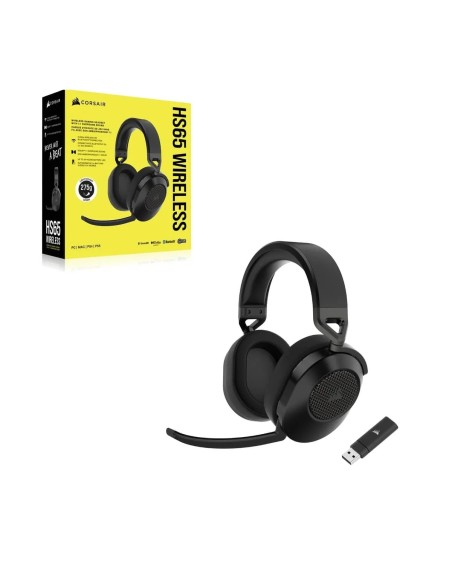 AURICULARES CORSAIR HS65 WIRELESS NEGRO V2 CA-9011285-EU2