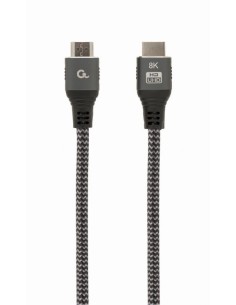 CABLE TRENZADO HDMI 2.1 8K 60HZ GEMBIRD SELECT PLUS SERIES CON ETHERNET 3M NEGRO