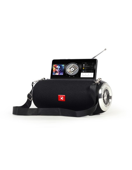ALTAVOZ PORTATIL GEMBIRD SPK-BT-17 COM RADIO FM 2X5W RMS BLUETOOTH NEGRO