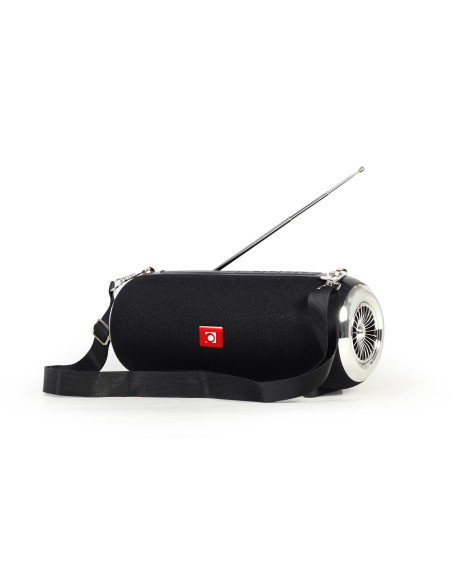 ALTAVOZ PORTATIL GEMBIRD SPK-BT-17 COM RADIO FM 2X5W RMS BLUETOOTH NEGRO