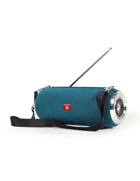 ALTAVOZ PORTATIL GEMBIRD SPK-BT-17-G COM RÃDIO FM 2X5W RMS BLUETOOTH VERDE