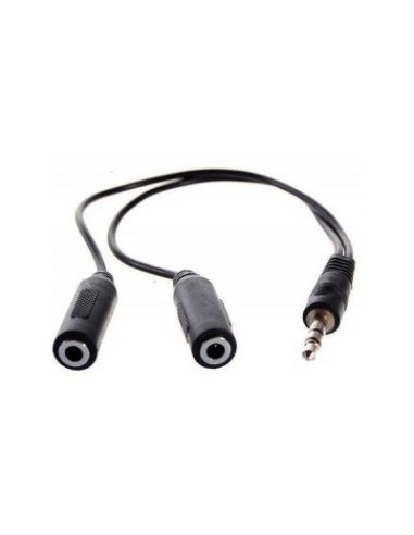 CABLE 3GO JACK 3,5"M A 2X3,5"H 1.5M