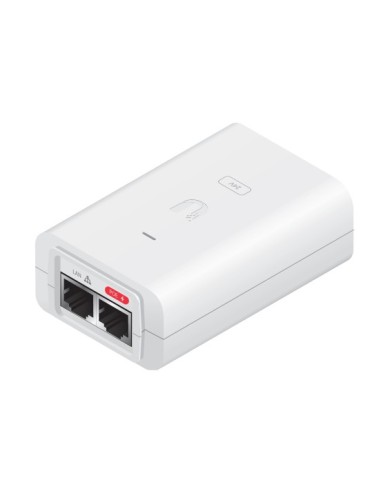 INYECTOR POE UBIQUITI POE-24-30W-G-WH ISP POE INJECTOR 24V 30W 1,25A GIGA BLANCO
