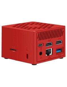 MINIPC LEOTEC INTEL N100 8GB 128GB M.2 WIN11 PRO PRE-INSTAL ROJO