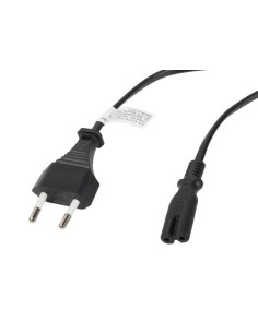 CABLE LANBERG DE ALIMENTACION OCHO CEE 7 16 A IEC320 C7  NEGRO 3M