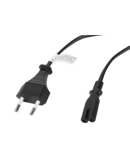 CABLE LANBERG DE ALIMENTACION OCHO CEE 7 16 A IEC320 C7  NEGRO 3M