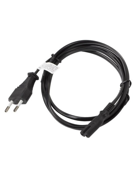 CABLE LANBERG DE ALIMENTACION OCHO CEE 7 16 A IEC320 C7  NEGRO 3M