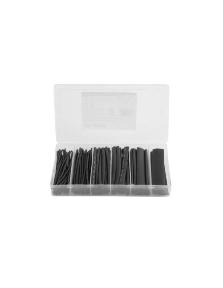 TUBO LANBERG TERMORRETRACTIL 100 UDS 100MM X1,5 A 13MM NEGRO