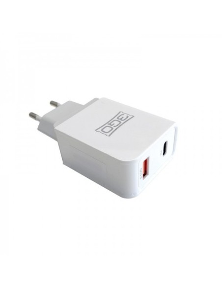 ALIMENTADOR 3GO HOGAR USB 1QC3+1USB-C