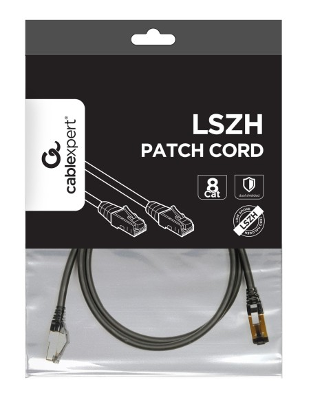 GEMBIRD CABLE RED S-FTP CAT 8 LSZH NEGRO 1,5 M