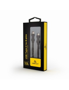 CABLE DE CARGA Y DATOS GEMBIRD USB TIPO C A 8 PINES, 1,5 M