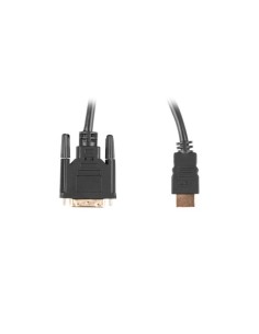 CABLE HDMI LANBERG MACHO DVI-D 24+1 MACHO 4K DUAL LINK 3M NEGRO
