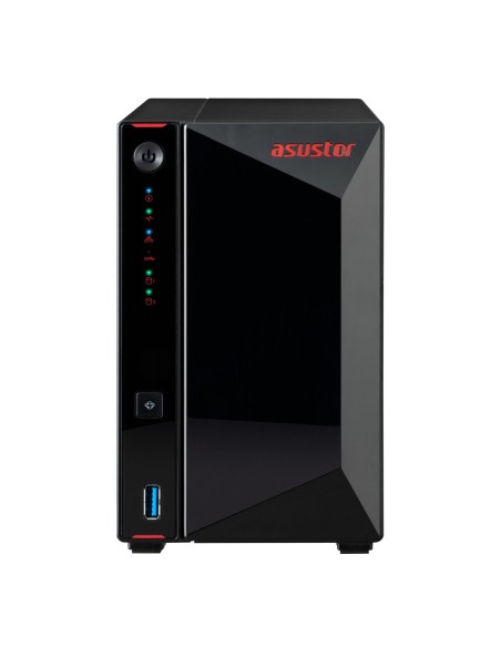 NAS ASUSTOR TOWER 2 BAY DUAL-CORE 2GB DDR4 2.5 GBE X 2 USB 3.2