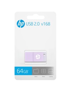 USB 2.0 HP 64GB x168 LILA