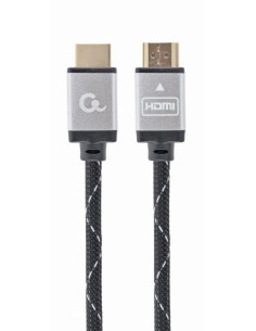 CABLE TRENZADO HDMI 2.0 4K 60HZ GEMBIRD SELECT PLUS SERIES CON ETHERNET 1M NEGRO