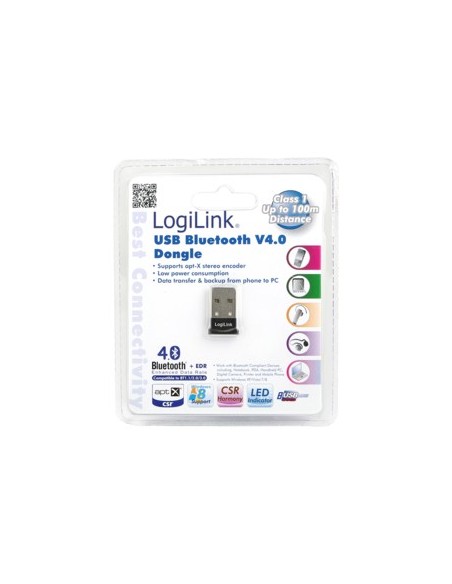 ADAPTADOR BLUETOOTH 4.0 LOGILINK BT0037 DONGLE