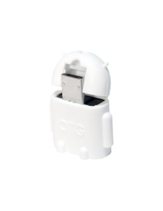 ADAPTADOR OTG MICROUSB-M A USB-H LOGILINK BLANCO