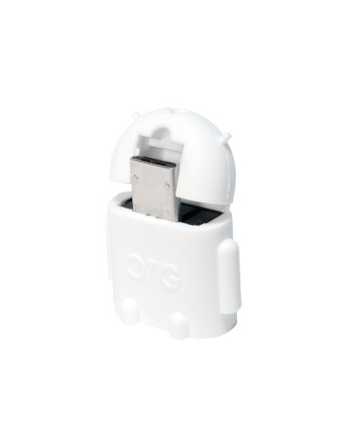 ADAPTADOR OTG MICROUSB-M A USB-H LOGILINK BLANCO