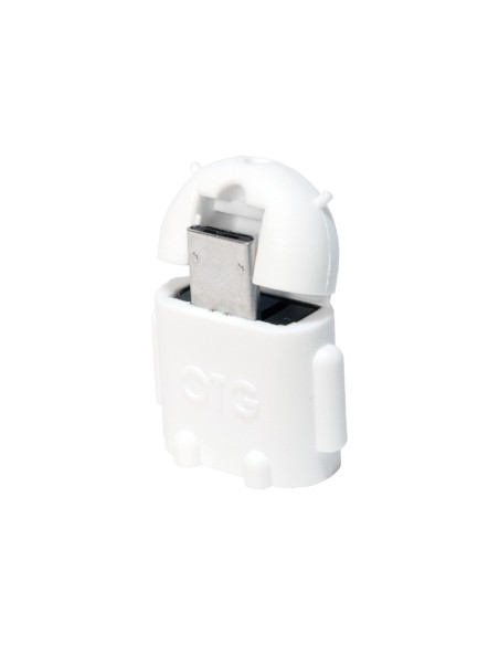 ADAPTADOR OTG MICROUSB-M A USB-H LOGILINK BLANCO