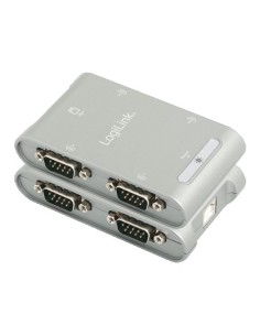 ADAPTADOR USB A 4 x SERIE RS232 LOGILINK AU0032