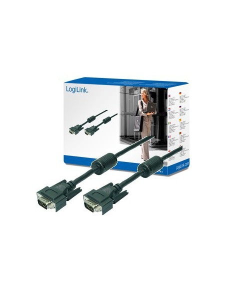 CABLE VGA M-M 20M NEGRO LOGILINK CV0018