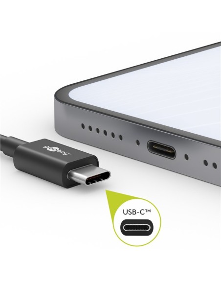 CABLE DE CARGA SYNC GOOBAY USB-C BLANCO 1M