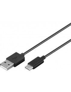 CABLE DE CARGA SYNC GOOBAY USB-C NEGRO 1M