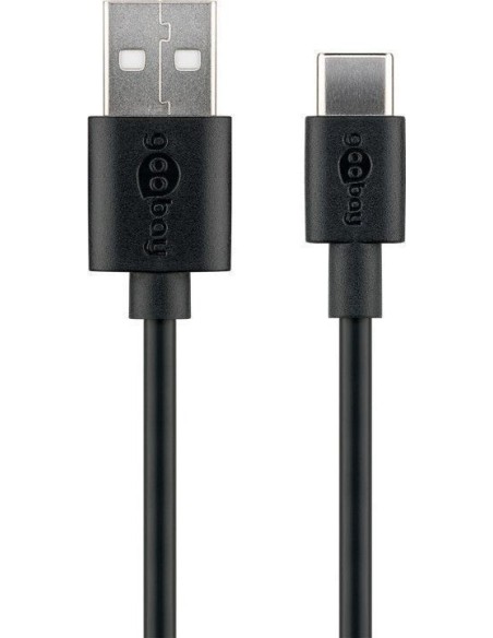 CABLE DE CARGA SYNC GOOBAY USB-C NEGRO 1M