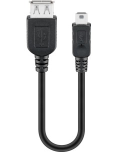 CABLE USB(A) 2.0 A MINI USB(B) 2.0 GOOBAY 0.2M