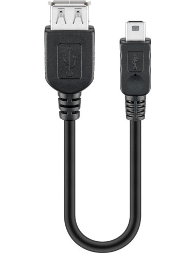 CABLE USB(A) 2.0 A MINI USB(B) 2.0 GOOBAY 0.2M