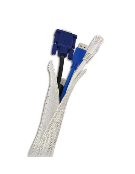 ORGANIZADOR DE CABLES 1.8M FLEXWRAP GRIS LOGILINK   KAB0007