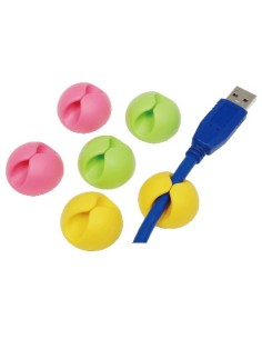 ORGANIZADOR DE CABLES LOGILINK KAB0010 5.PCS ADHESIVO KAB00