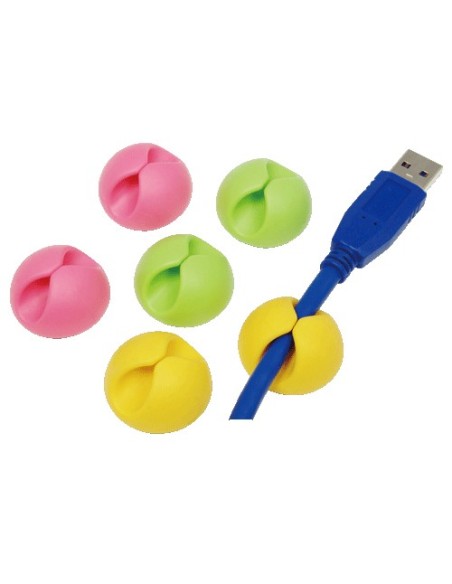 ORGANIZADOR DE CABLES LOGILINK KAB0010 5.PCS ADHESIVO KAB00