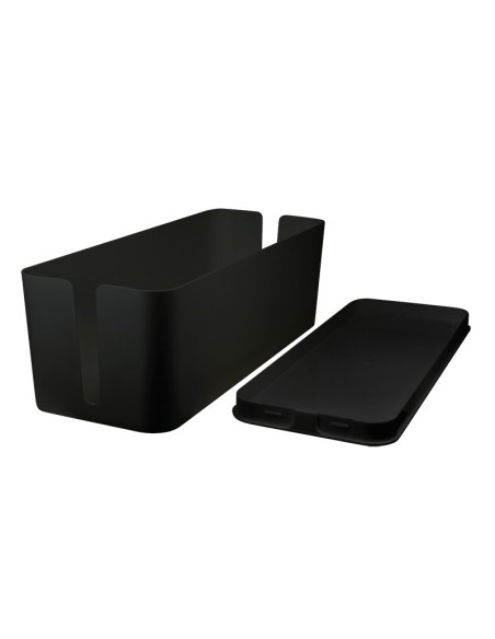 LogiLink KAB0062 organizador de cables Caja de cables Negro