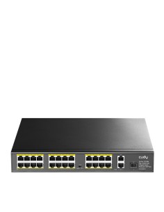 SWITCH CUDY 24-PORT 10 100M POE + 2 GIGABIT PORT+ 1SFP 300W