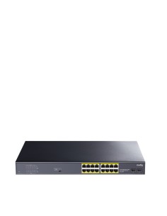 SWITCH CUDY 16-PORT GIGABIT POE+SWITCH WITH 2 GIGABIT SFP PORTS 200W