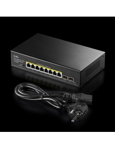 SWITCH CUDY 8-PORT GIGABIT POE+ SWITCH WITH 2 GIGABIT SFP SLOT 120W